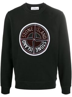 Stone Island толстовка с вышитым логотипом