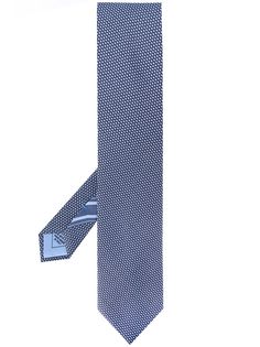 Brioni галстук с геометричным принтом