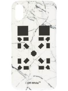 Off-White чехол Off-White Vancouver Marble для iPhone XR