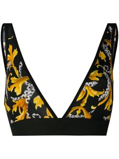 Versace бюстгальтер с принтом Barocco