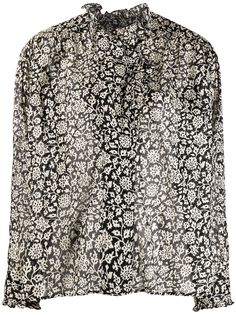 Isabel Marant Étoile блузка Pamias с оборками