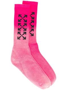 Off-White носки с логотипом Arrows