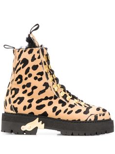 Off-White ботинки с принтом