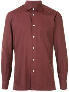 Kiton поплиновая рубашка