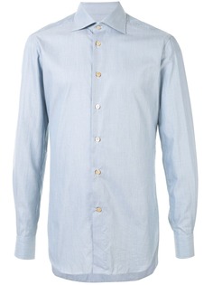 Kiton поплиновая рубашка