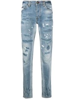 Philipp Plein джинсы Skull Super Straight Cut