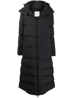Moncler длинный пуховик