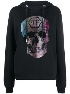 Philipp Plein худи с декором Skull