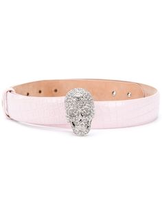 Philipp Plein ремень с декором Skull и кристаллами