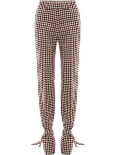 JW Anderson брюки кроя слим с завязками на манжетах