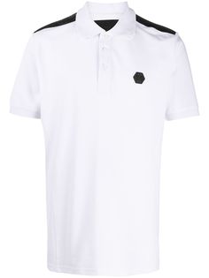Philipp Plein рубашка поло Institutional с нашивкой-логотипом