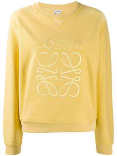Loewe толстовка с вышивкой Anagram