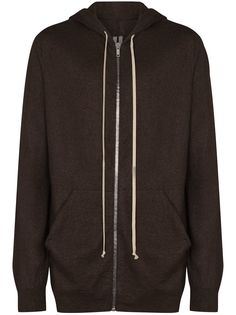 Rick Owens кашемировое худи на молнии