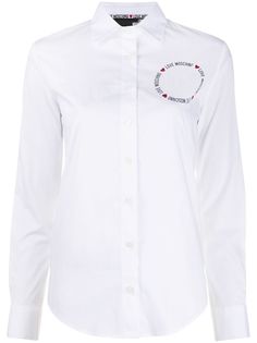 Love Moschino рубашка с логотипом