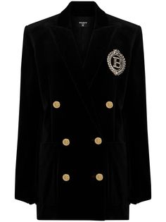 Balmain двубортный блейзер