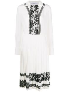 Ermanno Scervino платье миди с кружевом