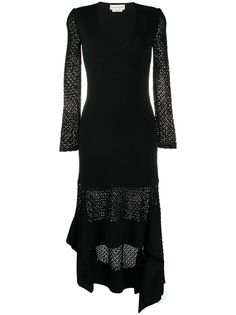 Alexander McQueen платье с V-образным вырезом