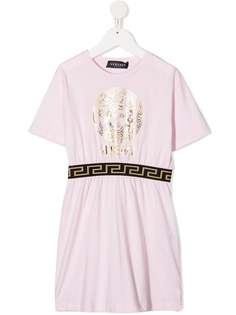 Young Versace платье-футболка с логотипом