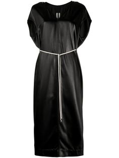 Rick Owens платье миди с поясом