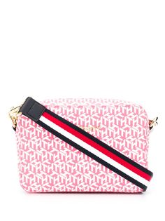 Tommy Hilfiger каркасная сумка с монограммой