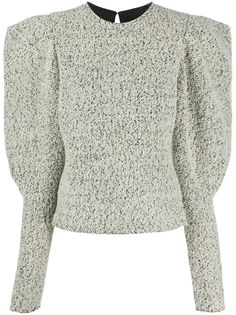 Isabel Marant фактурный джемпер с пышными рукавами