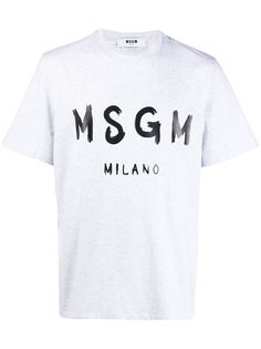MSGM футболка из джерси