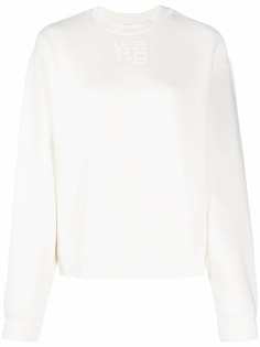 T By Alexander Wang свитер с тисненым логотипом