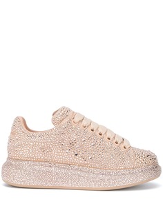 Alexander McQueen кроссовки Oversized с кристаллами