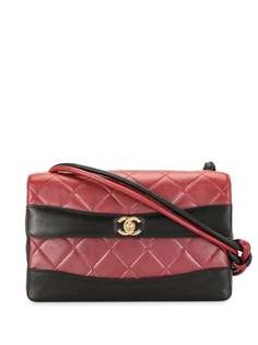 Chanel Pre-Owned стеганая сумка на плечо 2001-го года с логотипом СС