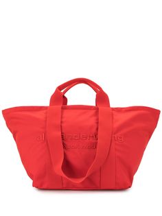 Alexander Wang сумка-тоут с вышитым логотипом