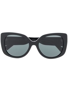 Versace Eyewear затемненные солнцезащитные очки в массивной оправе