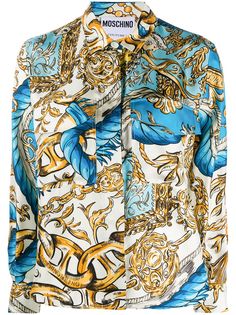 Moschino рубашка с принтом