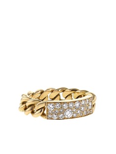 Christian Dior золотое кольцо Gourmette с бриллиантами