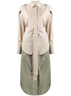 Frenken многослойное платье-рубашка Blaster