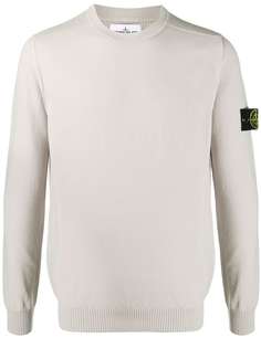 Stone Island джемпер тонкой вязки с нашивкой-логотипом