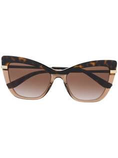 Dolce & Gabbana Eyewear солнцезащитные очки в оправе кошачий глаз