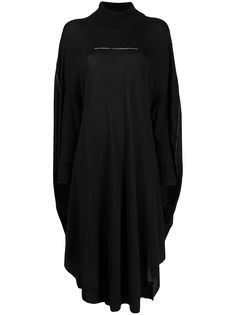 MM6 Maison Margiela трикотажное платье с асимметричным подолом