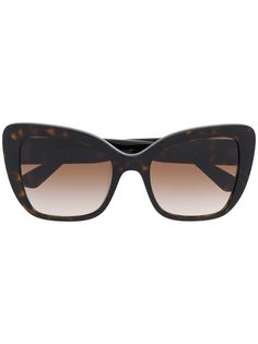 Dolce & Gabbana Eyewear массивные солнцезащитные очки черепаховой расцветки