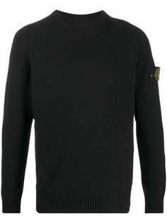 Stone Island джемпер с нашивкой-логотипом
