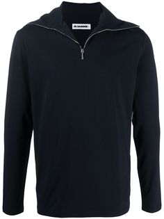 Jil Sander джемпер с воротником на молнии
