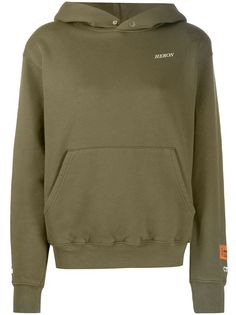 Heron Preston худи с нашивкой-логотипом и длинными рукавами