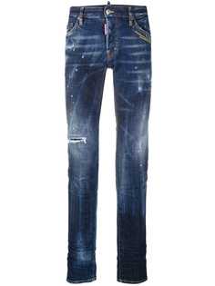Dsquared2 джинсы кроя слим с эффектом потертости