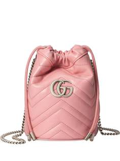 Gucci сумка-ведро GG Marmont размера мини