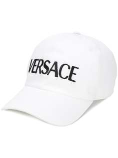 Versace бейсболка с вышитым логотипом