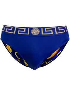 Versace плавки с принтом Greca