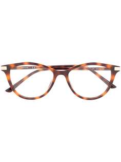 Calvin Klein очки в круглой оправе черепаховой расцветки