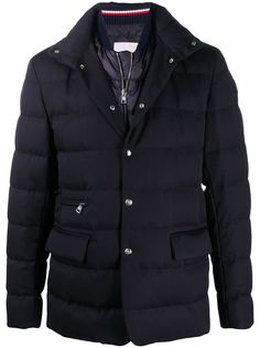 Moncler многослойный пуховик
