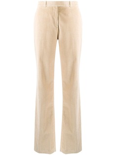 Etro брюки bootcut в рубчик