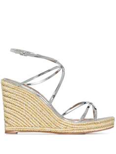 Aquazzura босоножки Deneuve 105 на танкетке