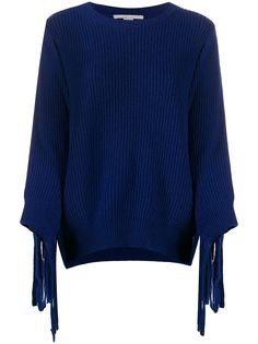 Stella McCartney джемпер с бахромой